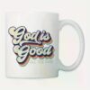 God Is Good All The Time Retro Vintage 985088 coffee mug 11oz AM